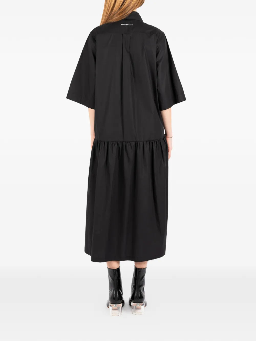 Societe Anonyme Ruffled Midi Dress