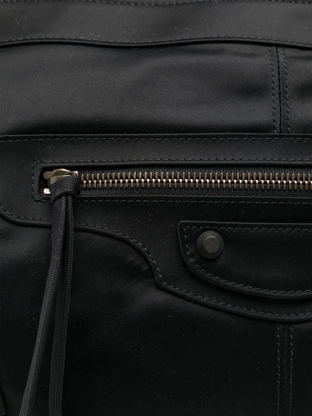 Balenciaga Medium Le City Moto Zip Shoulder Bag
