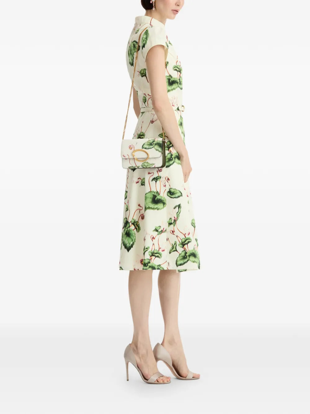 Oscar De La Renta Poplin Midi Shirt Dress