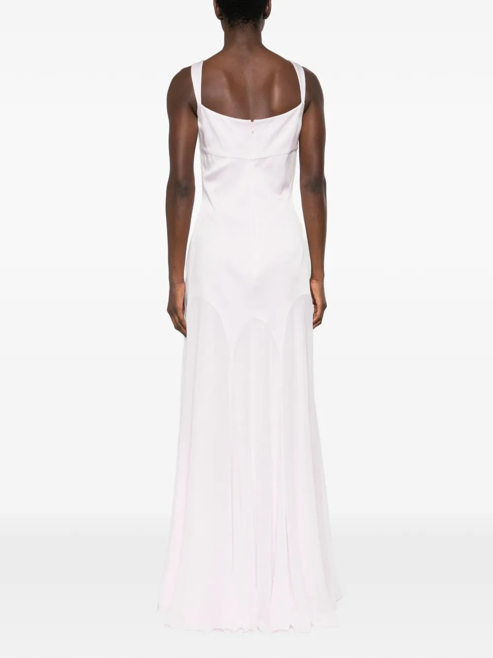 Alexander Mcqueen Scoop Neck Maxi Dress