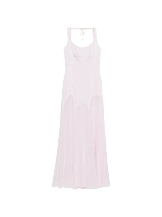 Alexander Mcqueen Scoop Neck Maxi Dress