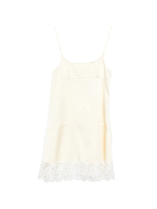 Stella Mccartney Lace Trim Mini Dress
