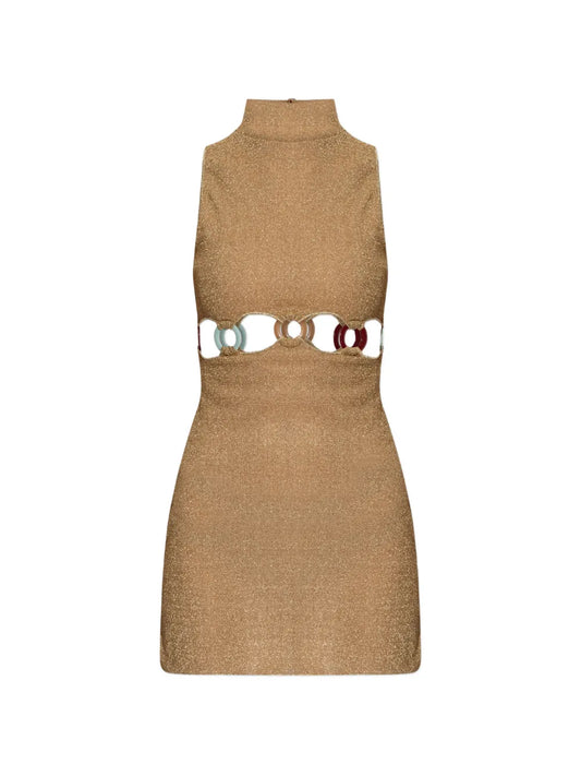 Oseree Cutout Ring Minidress