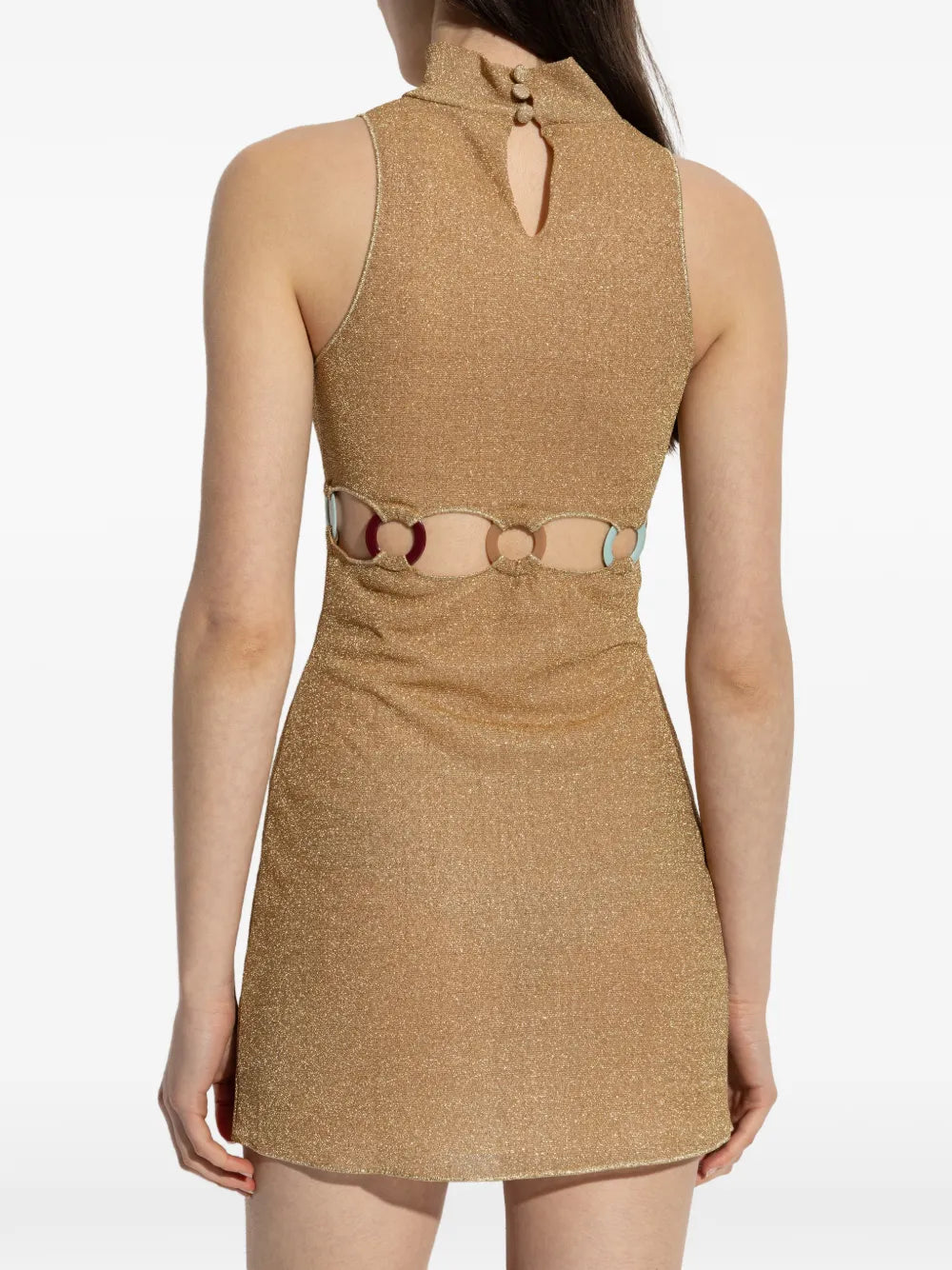 Oseree Cutout Ring Minidress