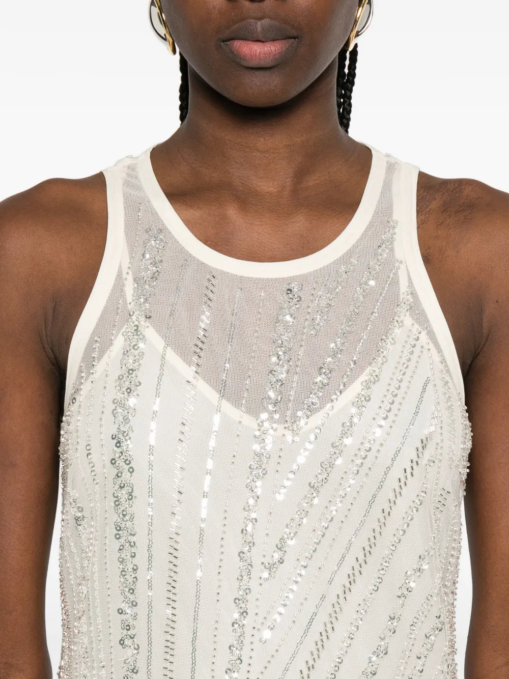 Patrizia Pepe Embroidered Midi Dress