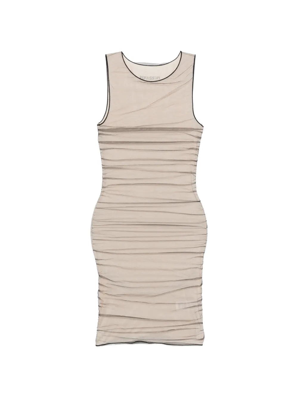 Patrizia Pepe Tulle Fitted Mini Dress