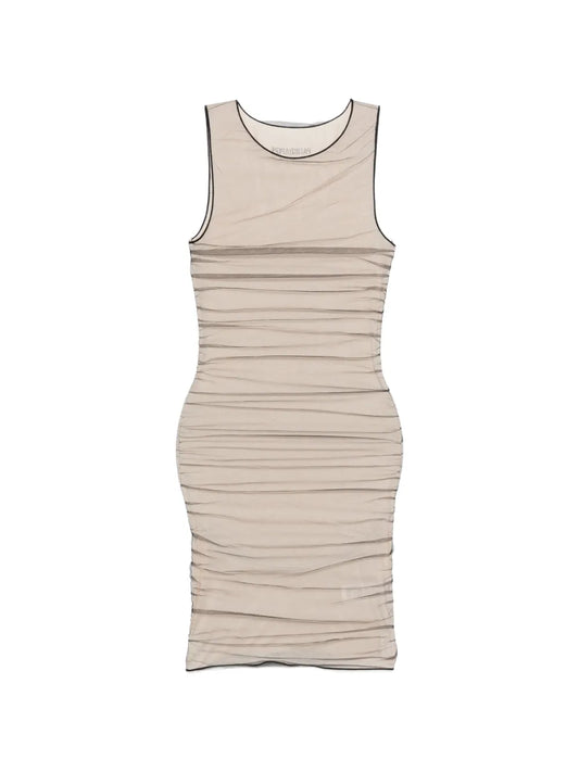 Patrizia Pepe Tulle Fitted Mini Dress