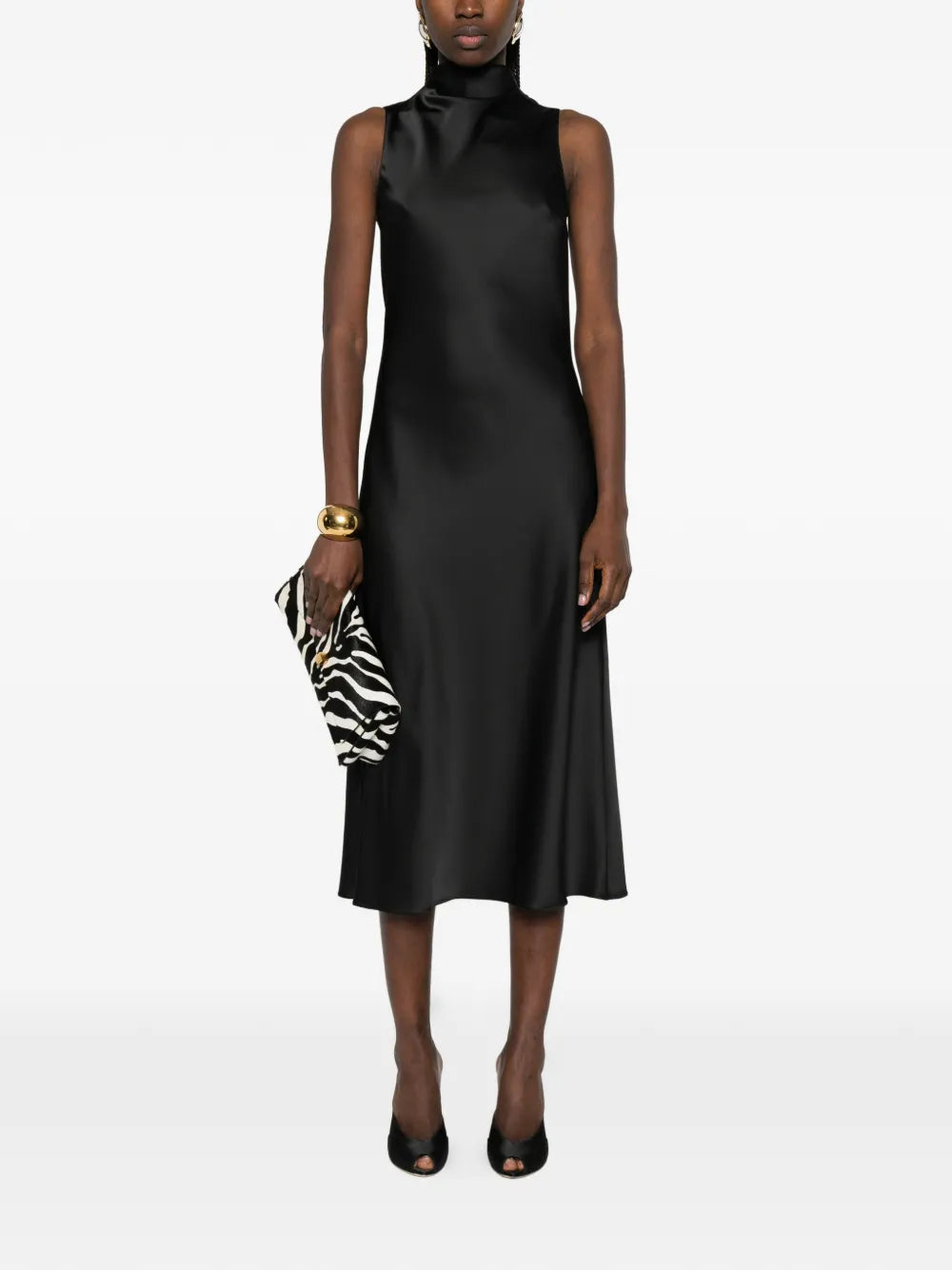 Patrizia Pepe Satin Midi Dress