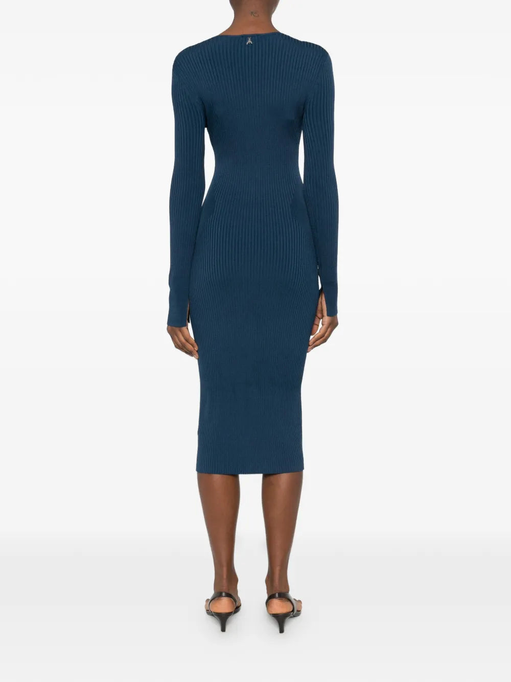 Patrizia Pepe Crossover Knit Midi Dress
