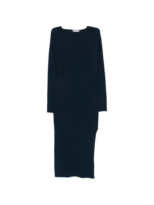 Patrizia Pepe Sculptural Knit Midi Dress