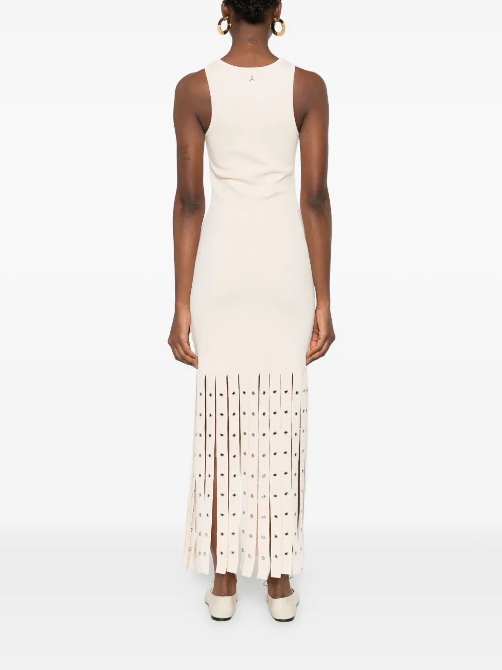 Patrizia Pepe Fringes Knit Midi Dress