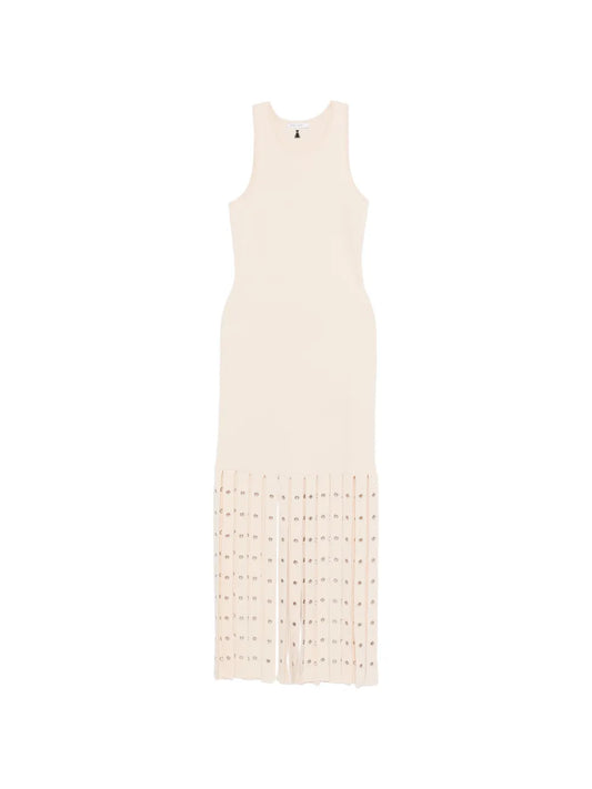 Patrizia Pepe Fringes Knit Midi Dress