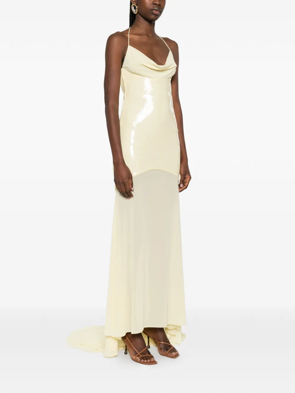 Patrizia Pepe Sequined Maxi Dress