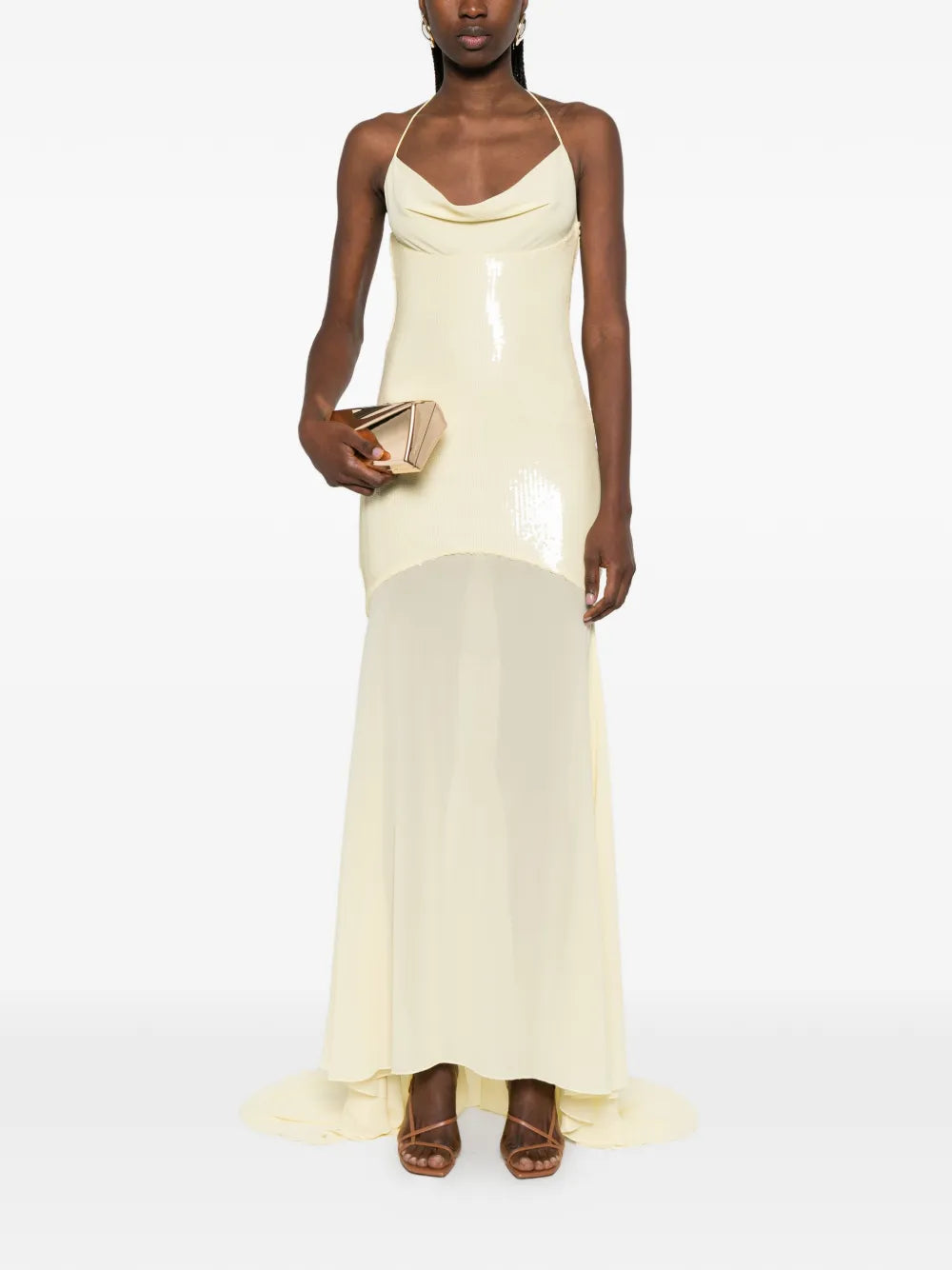 Patrizia Pepe Sequined Maxi Dress