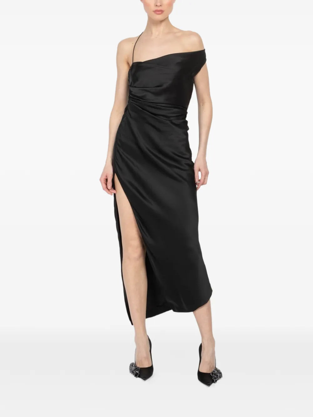 The Sei Asymmetric Midi Dress
