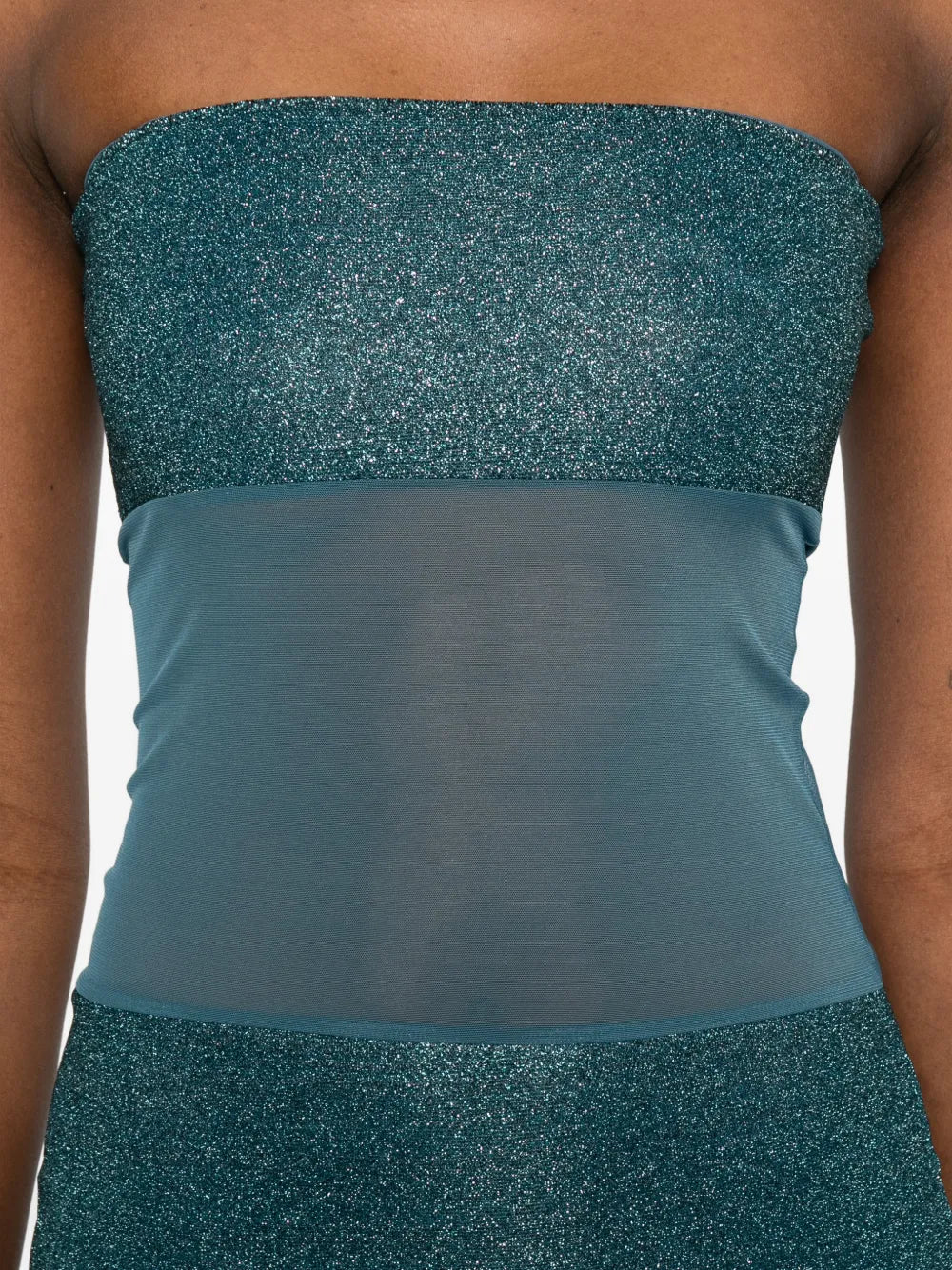 Oseree Glitter Panel Dress