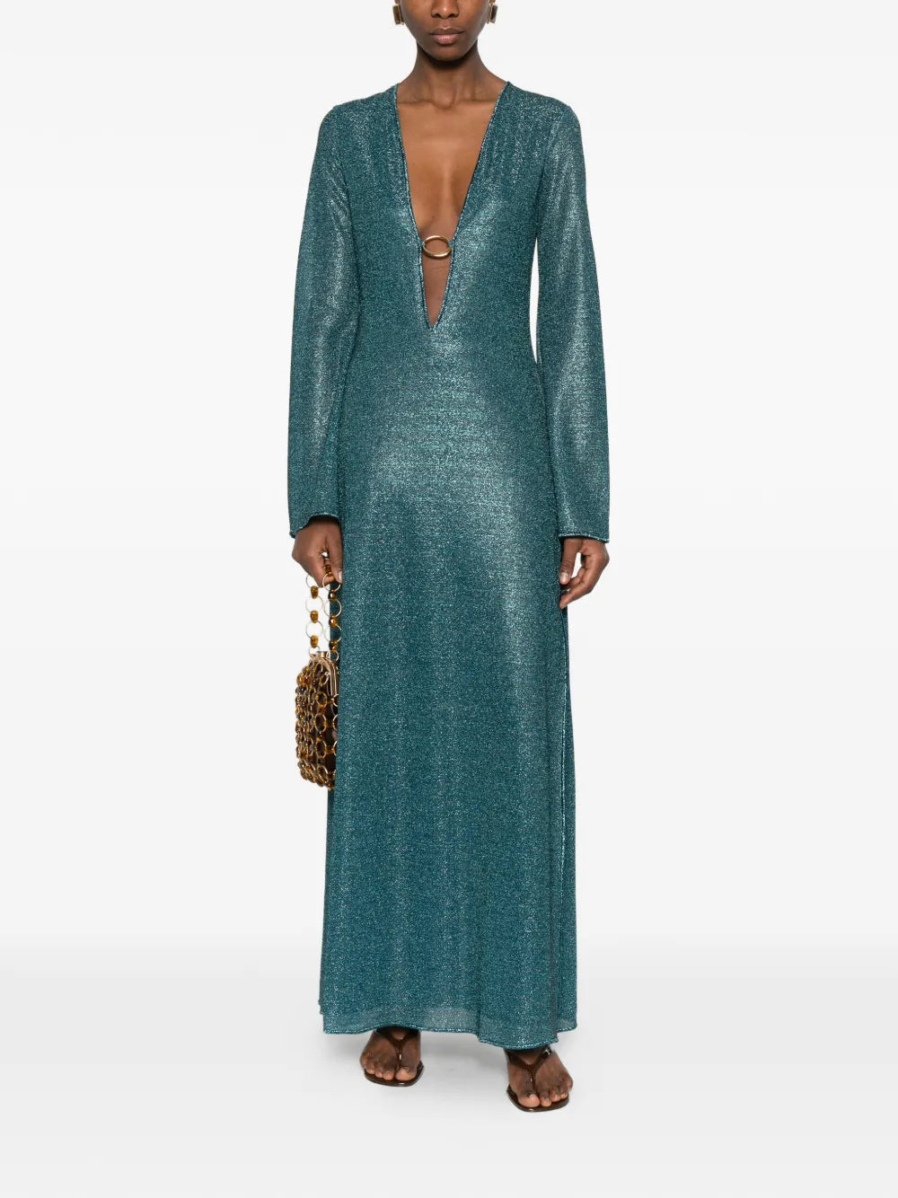 Oseree Ring Cut Out Dress