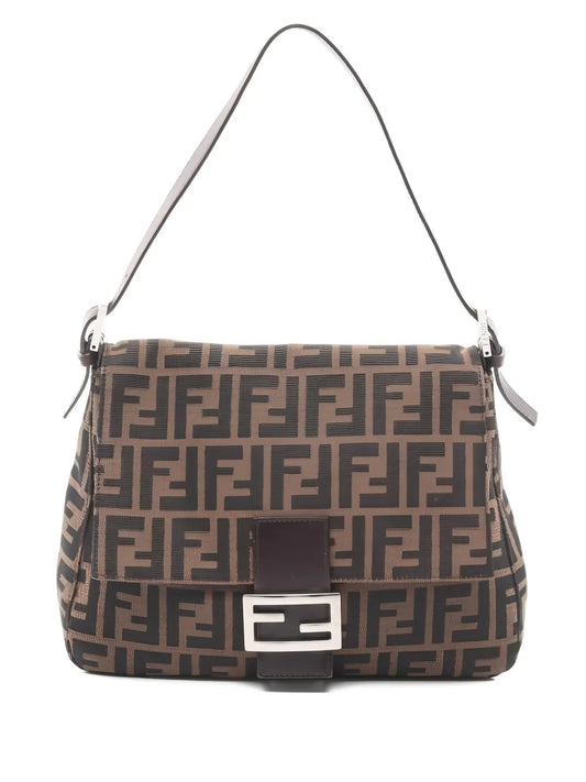 Fendi Pre Owned 2010S Zucca Mamma Bucket Tote Bag