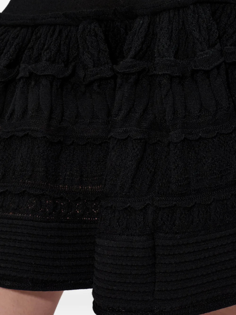 Alaia Crinoline Long Sleeve Mini Dress