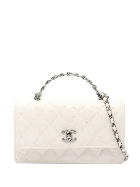 Chanel Pre Owned 2020S Matelasse Phone Case Shoulder Bag