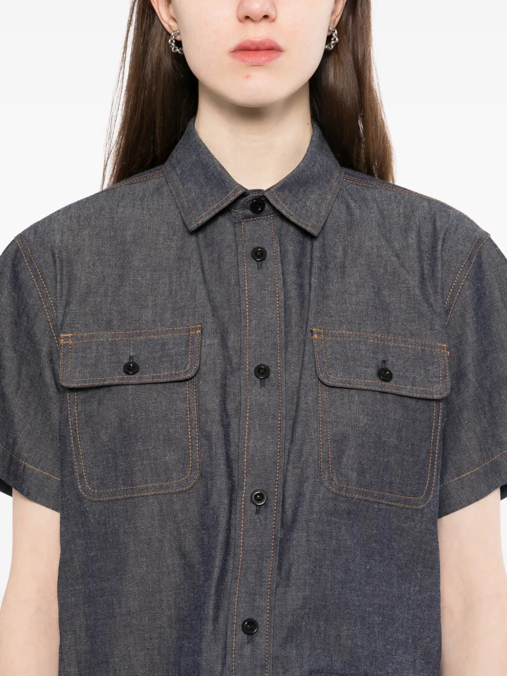 Sacai Denim Midi Dress