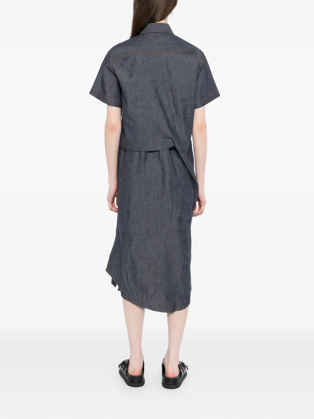 Sacai Denim Midi Dress