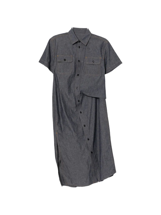Sacai Denim Midi Dress