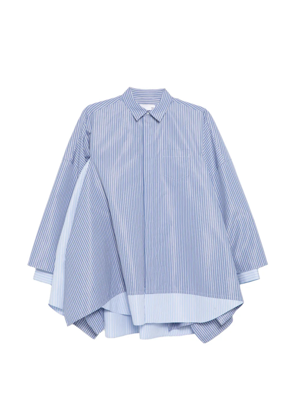 Sacai Striped Pocket Poplin Shirt
