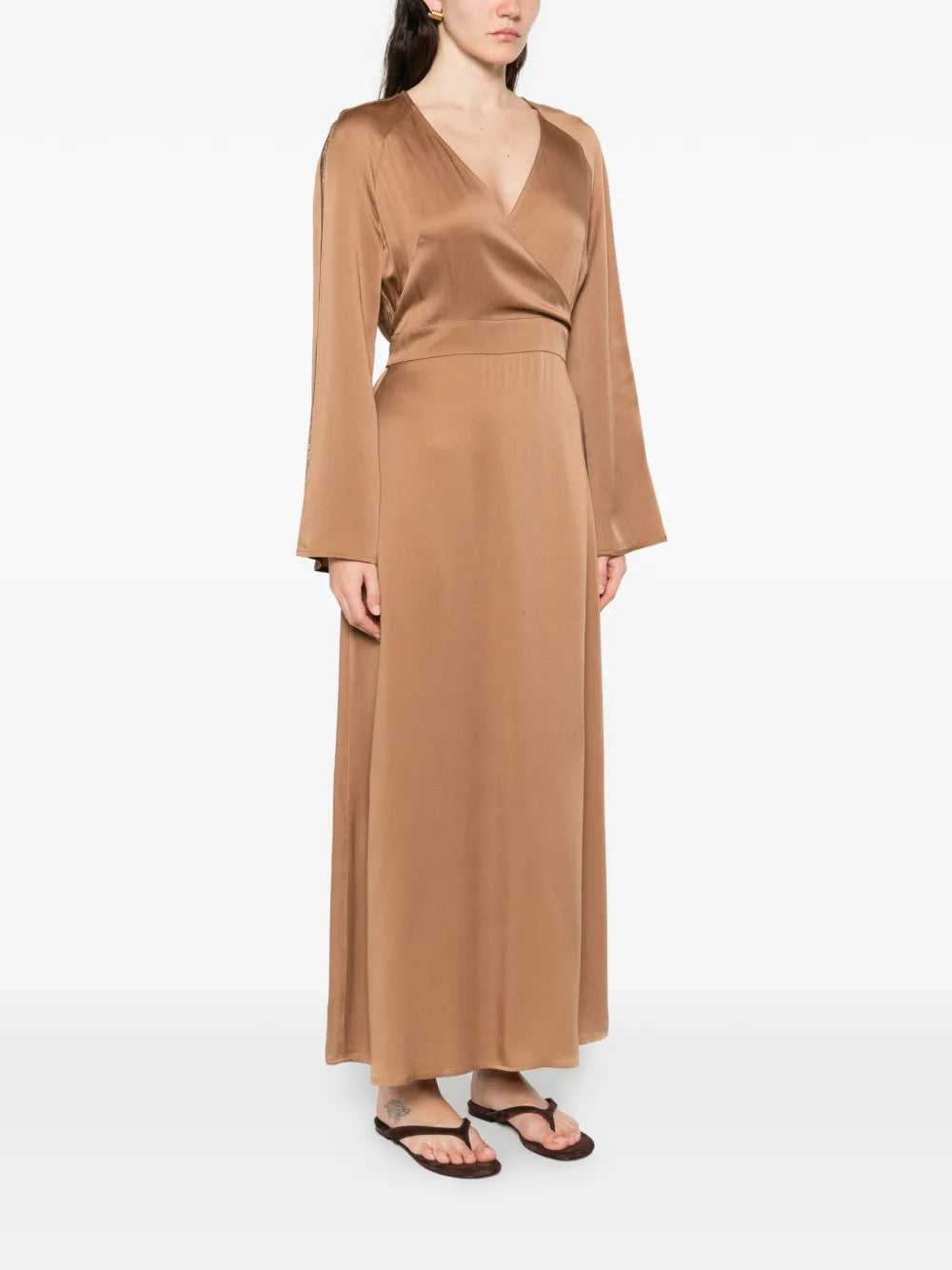 Fabiana Filippi V Neck Embellished Maxi Dress