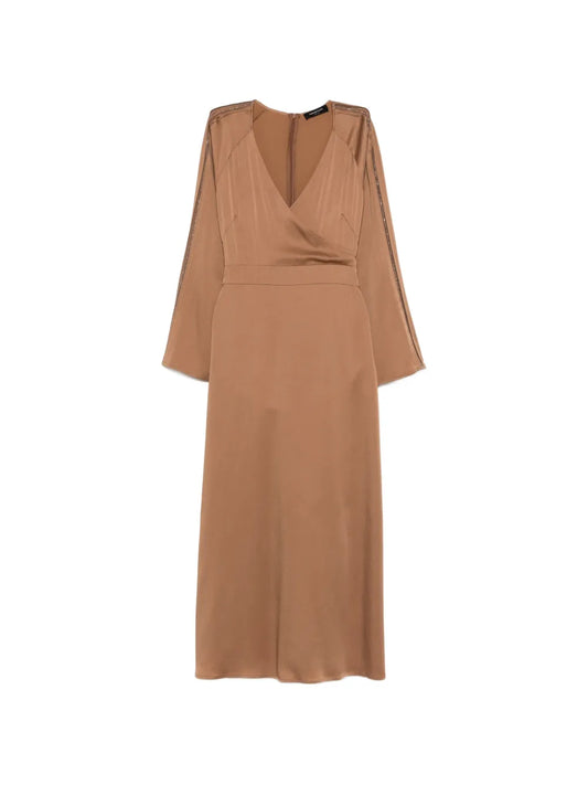 Fabiana Filippi V Neck Embellished Maxi Dress