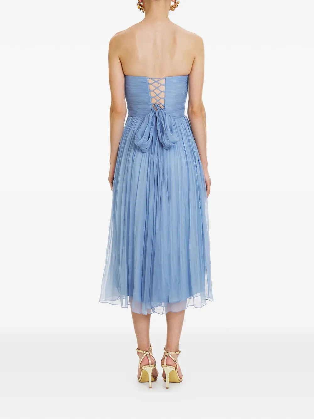 Framboise Marybella Silk Midi Dress