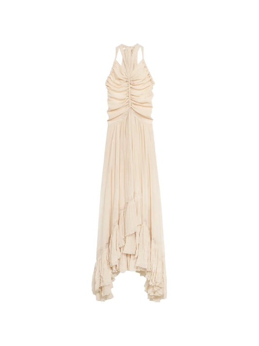 Blumarine Georgette Maxi Dress