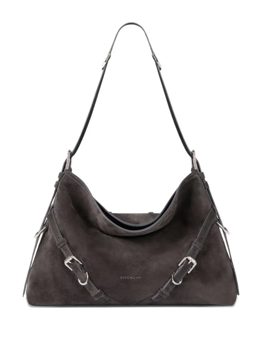 Givenchy Medium Voyou Buckle Leather Shoulder Bag