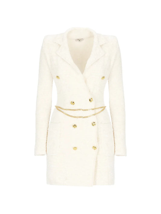 Elisabetta Franchi Double Breasted Mini Dress