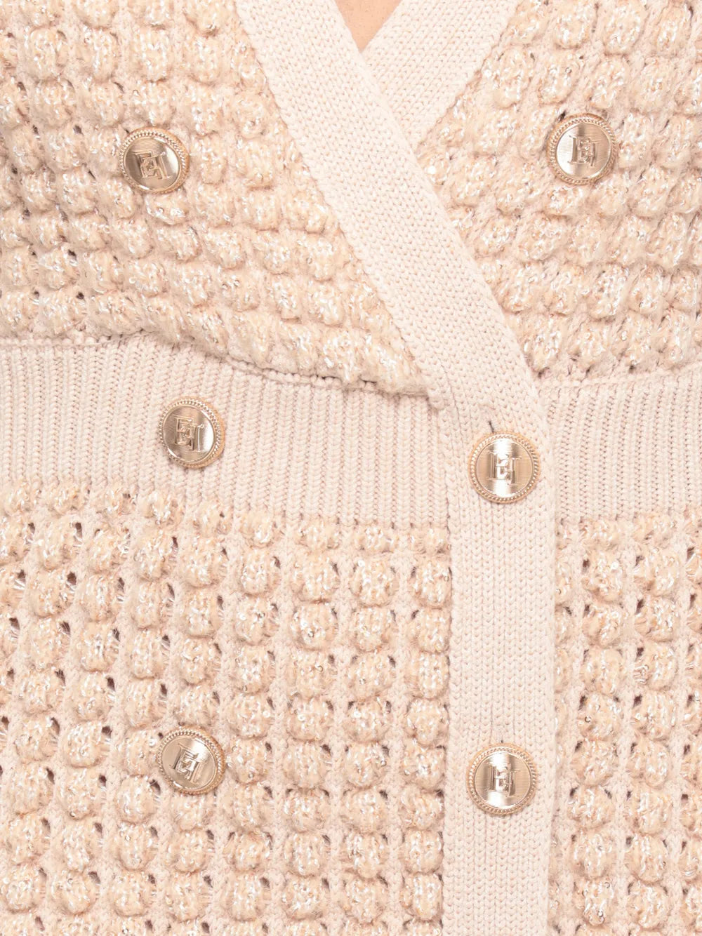 Elisabetta Franchi Button Fastening Mini Dress
