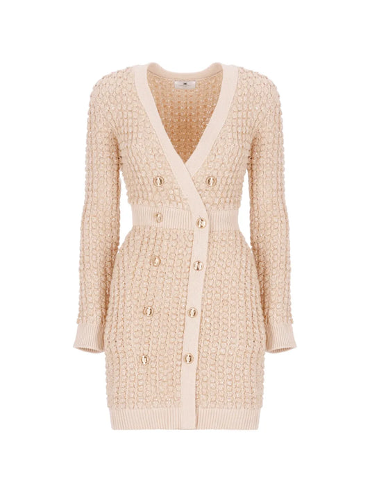 Elisabetta Franchi Button Fastening Mini Dress