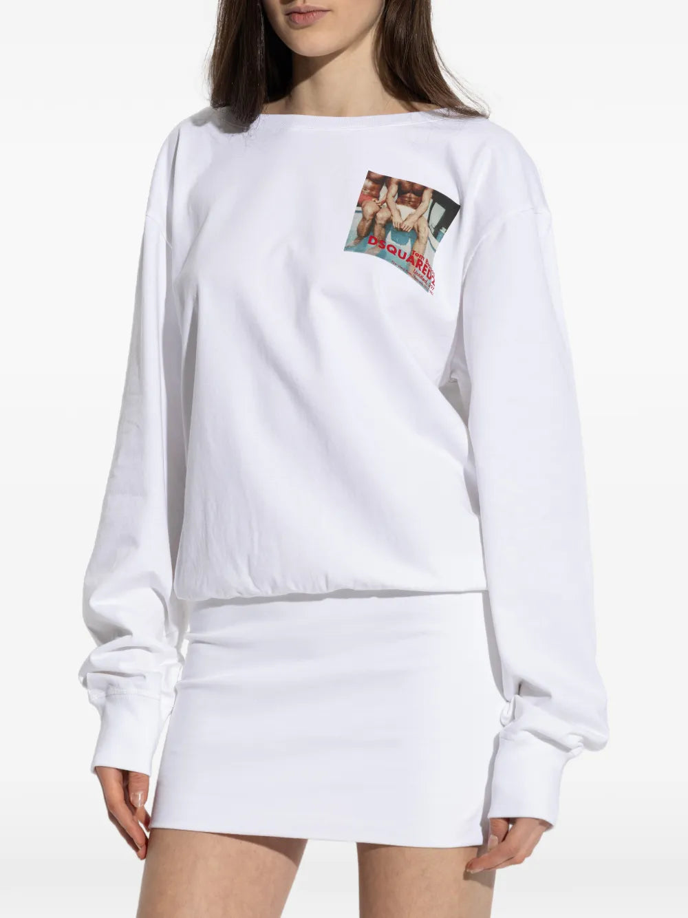 Dsquared2 Graphic Cotton Dress