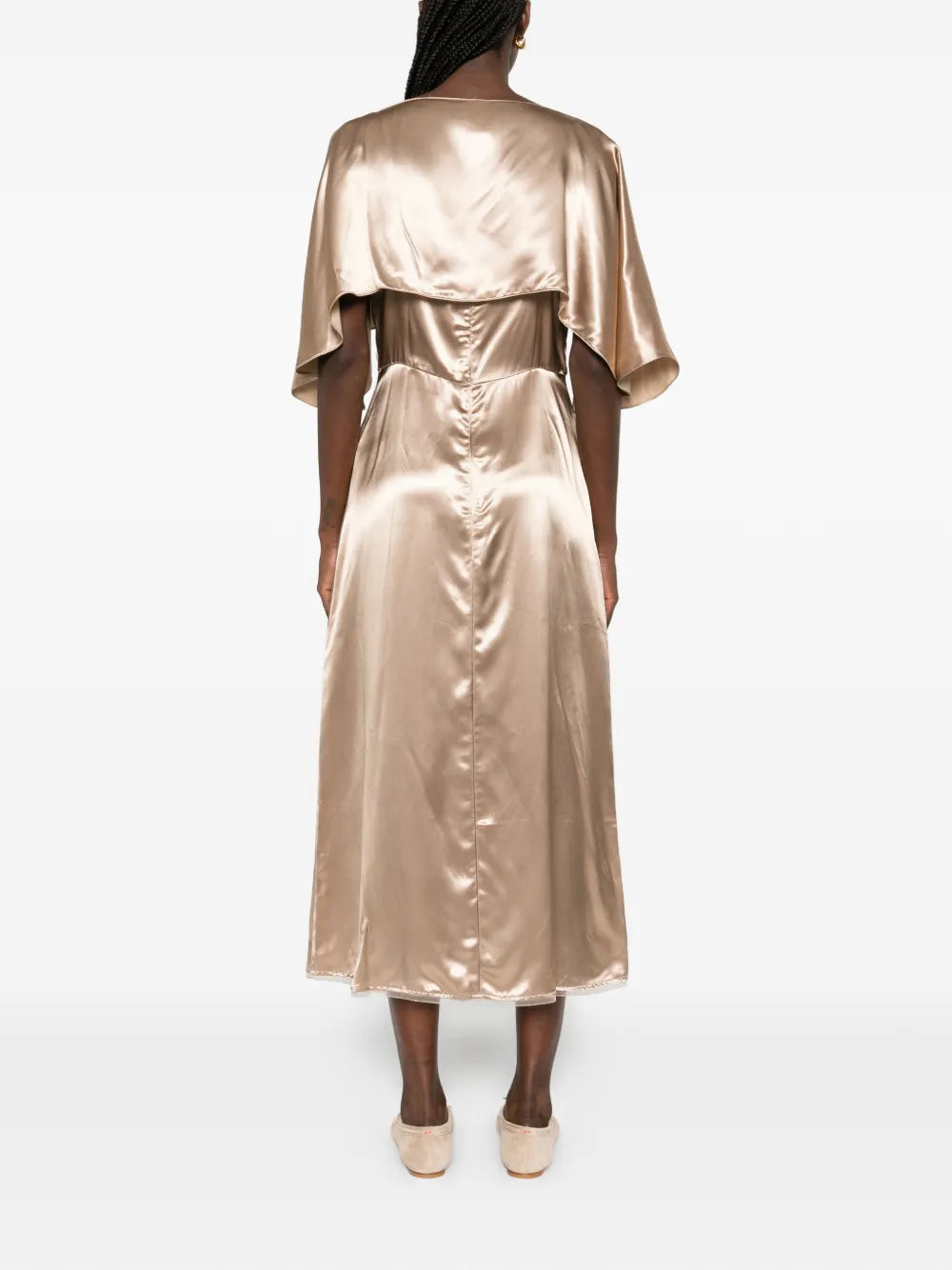 Fabiana Filippi Overlay Midi Dress