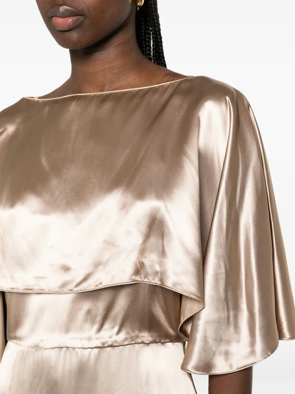 Fabiana Filippi Overlay Midi Dress