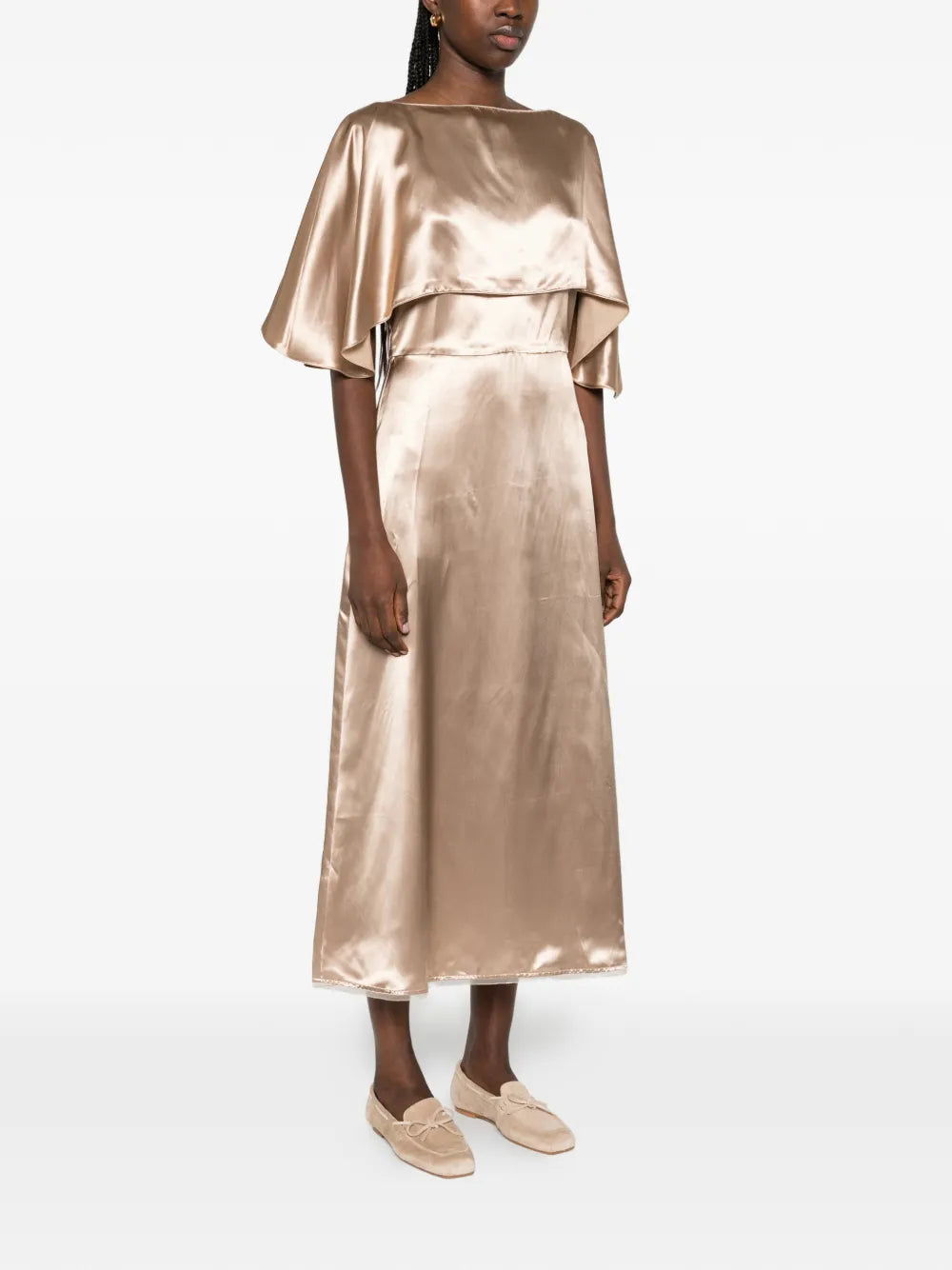 Fabiana Filippi Overlay Midi Dress