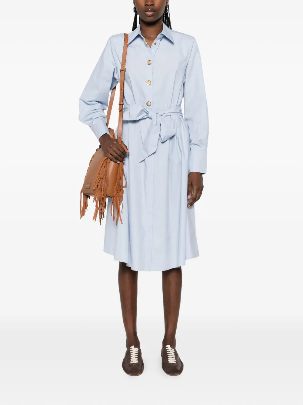 Karl Lagerfeld Button Fastening Midi Dress