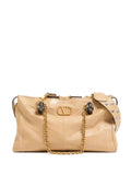 Valentino Garavani Chevron Feline Shoulder Bag