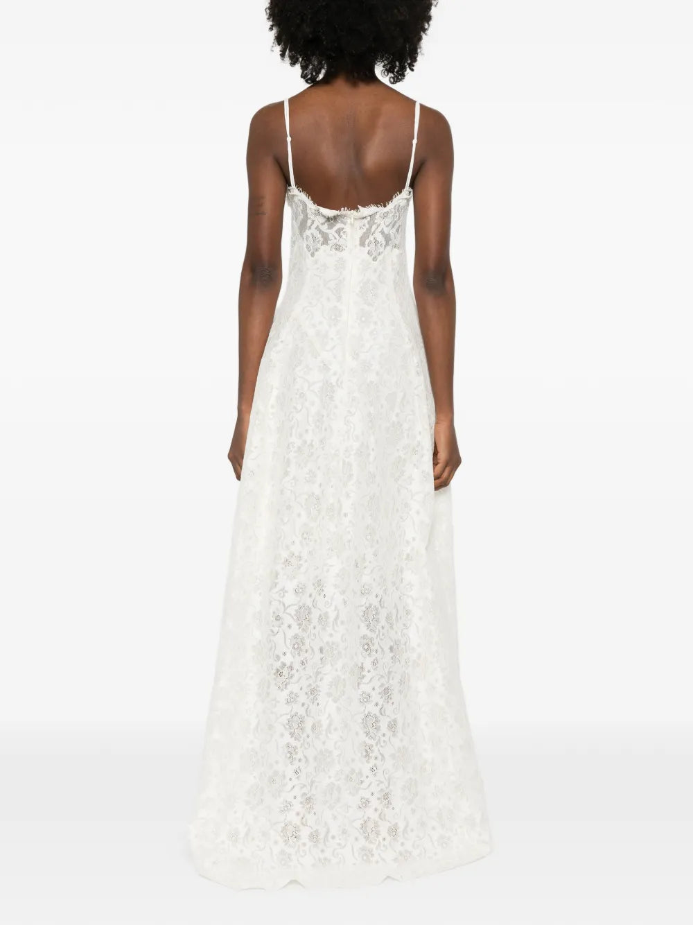 Ermanno Scervino V Neck Midi Dress