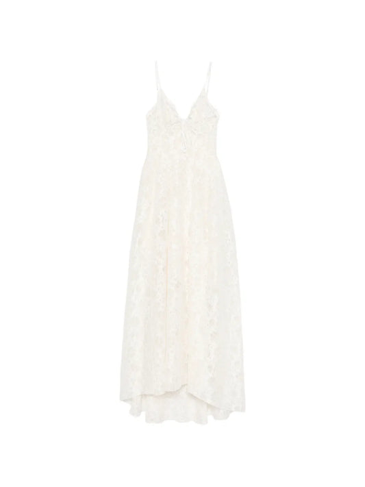 Ermanno Scervino V Neck Midi Dress