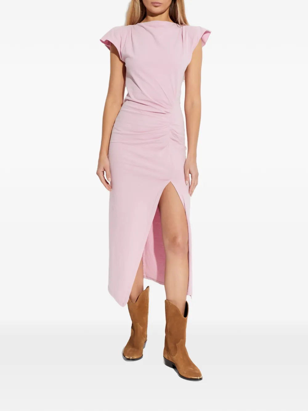 Isabel Marant Ruched Slit Dress