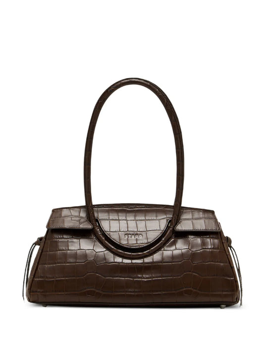 Staud Maude Logo Detail Shoulder Bag