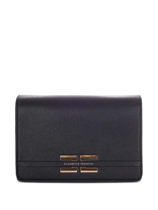 Elisabetta Franchi Logo Applique Shoulder Bag
