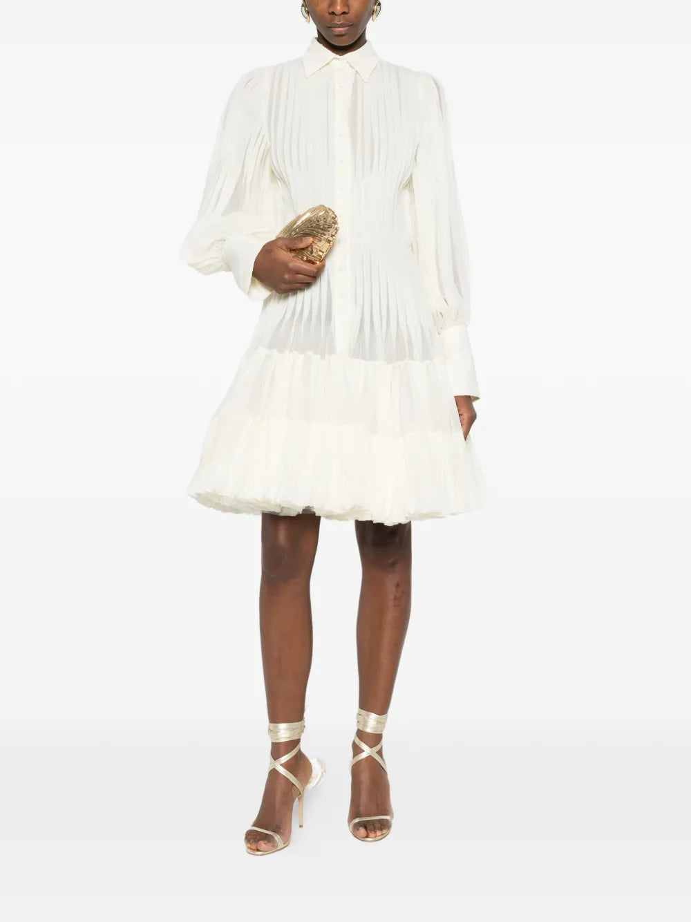 Ermanno Scervino Pleated Mini Dress