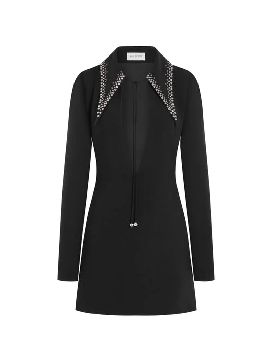 16Arlington Imre Embellished Collared Mini Dress