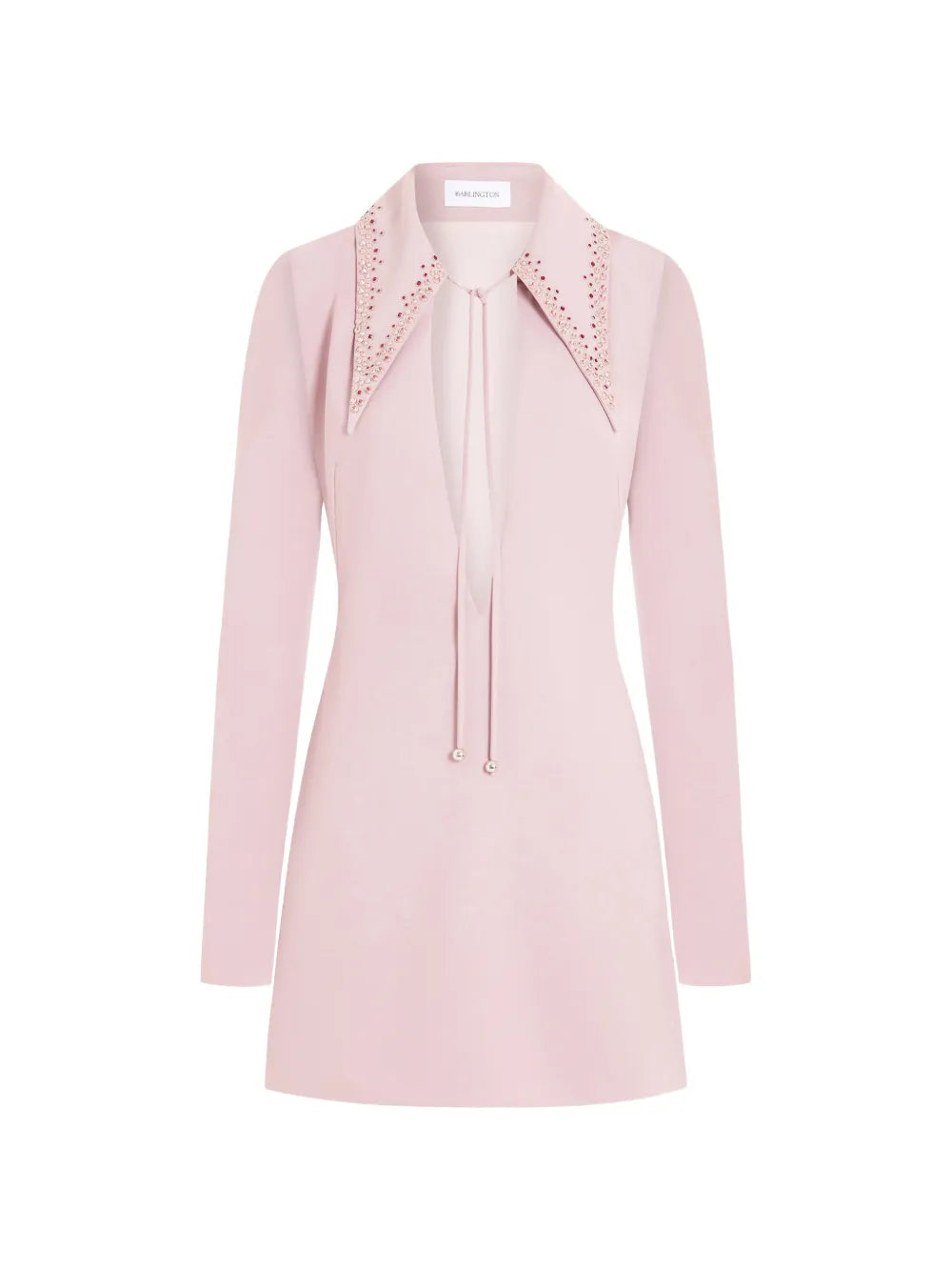 16Arlington Imre Embellished Collar Mini Dress